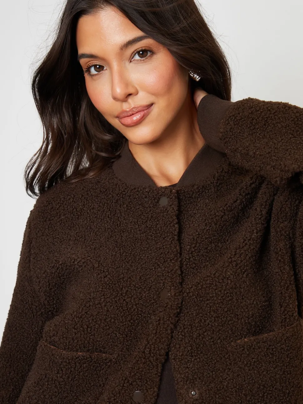 Threadbare Brown Borg Bomber Jacket