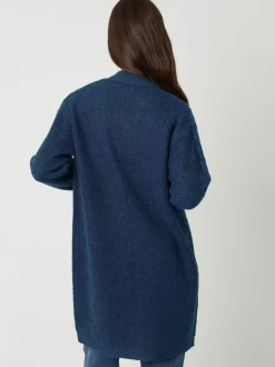 Threadbare Sky Blue Cable Knit Cardigan