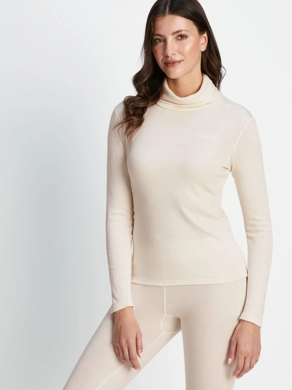 Tog 24 Cream Meru Roll Neck Baselayer