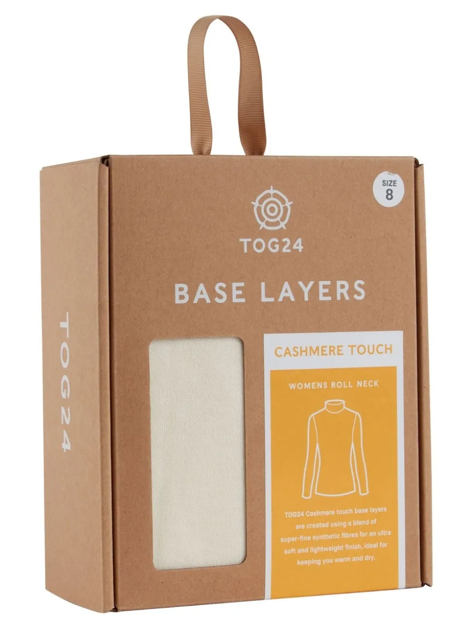 Tog 24 Cream Meru Roll Neck Baselayer