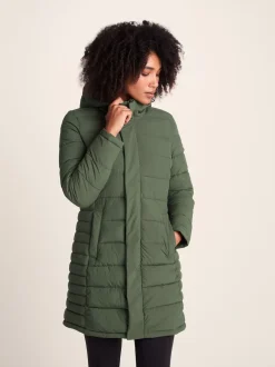 Tog 24 Green Womens Kirkham Padded Long Parka