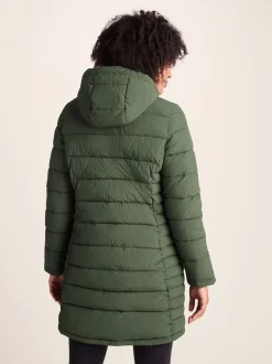 Tog 24 Green Womens Kirkham Padded Long Parka