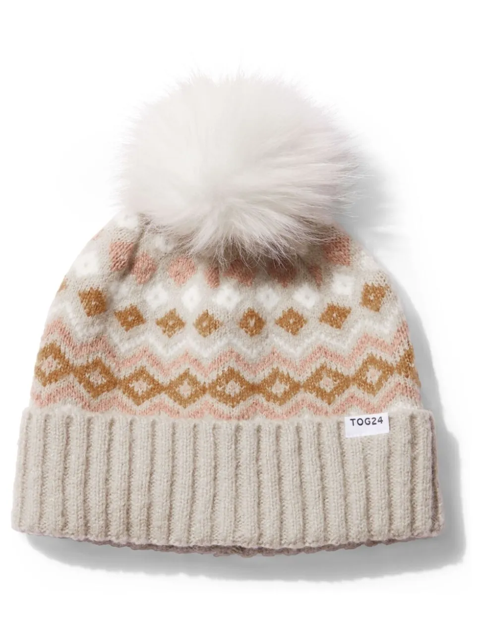 Tog 24 White Redmund Winter Knit Hat
