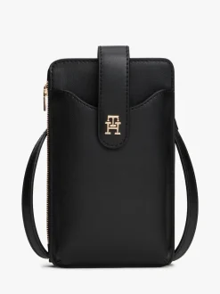Tommy Hilfiger Black Hilfiger Icon Monogram Phone Pouch