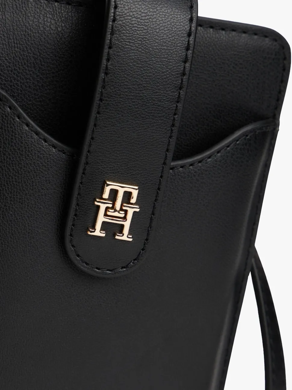 Tommy Hilfiger Black Hilfiger Icon Monogram Phone Pouch