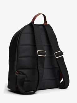 Tommy Hilfiger Black/White Dome Backpack