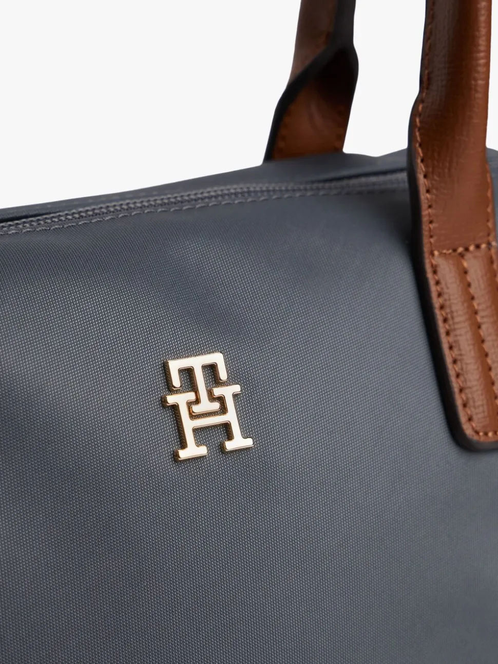 Tommy Hilfiger Grey Webbing Crossbody Tote Bag