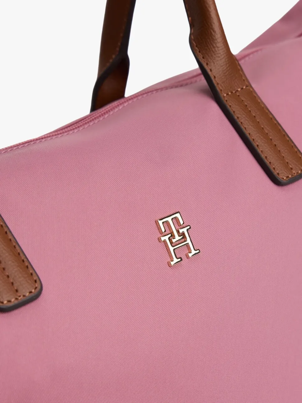 Tommy Hilfiger Pink Monogram Tote Bag