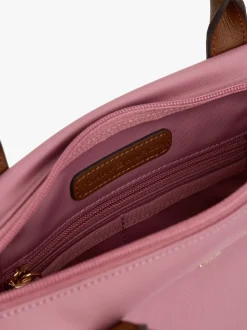 Tommy Hilfiger Pink Webbing Crossbody Tote Bag