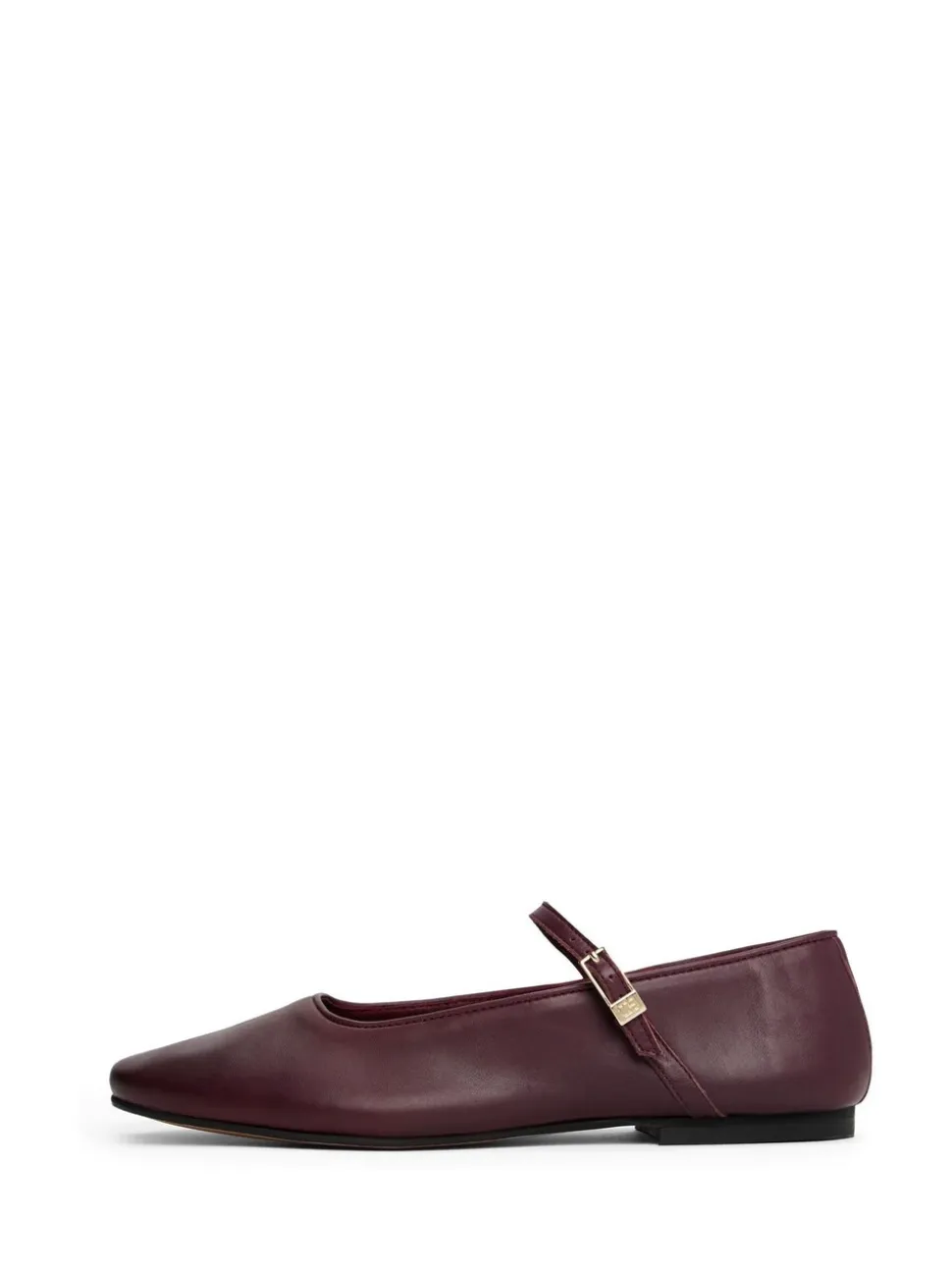 Tommy Hilfiger Red Leather Mary Jane Ballerinas