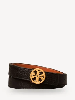 Tory Burch Black 1" Miller Reversible Belt
