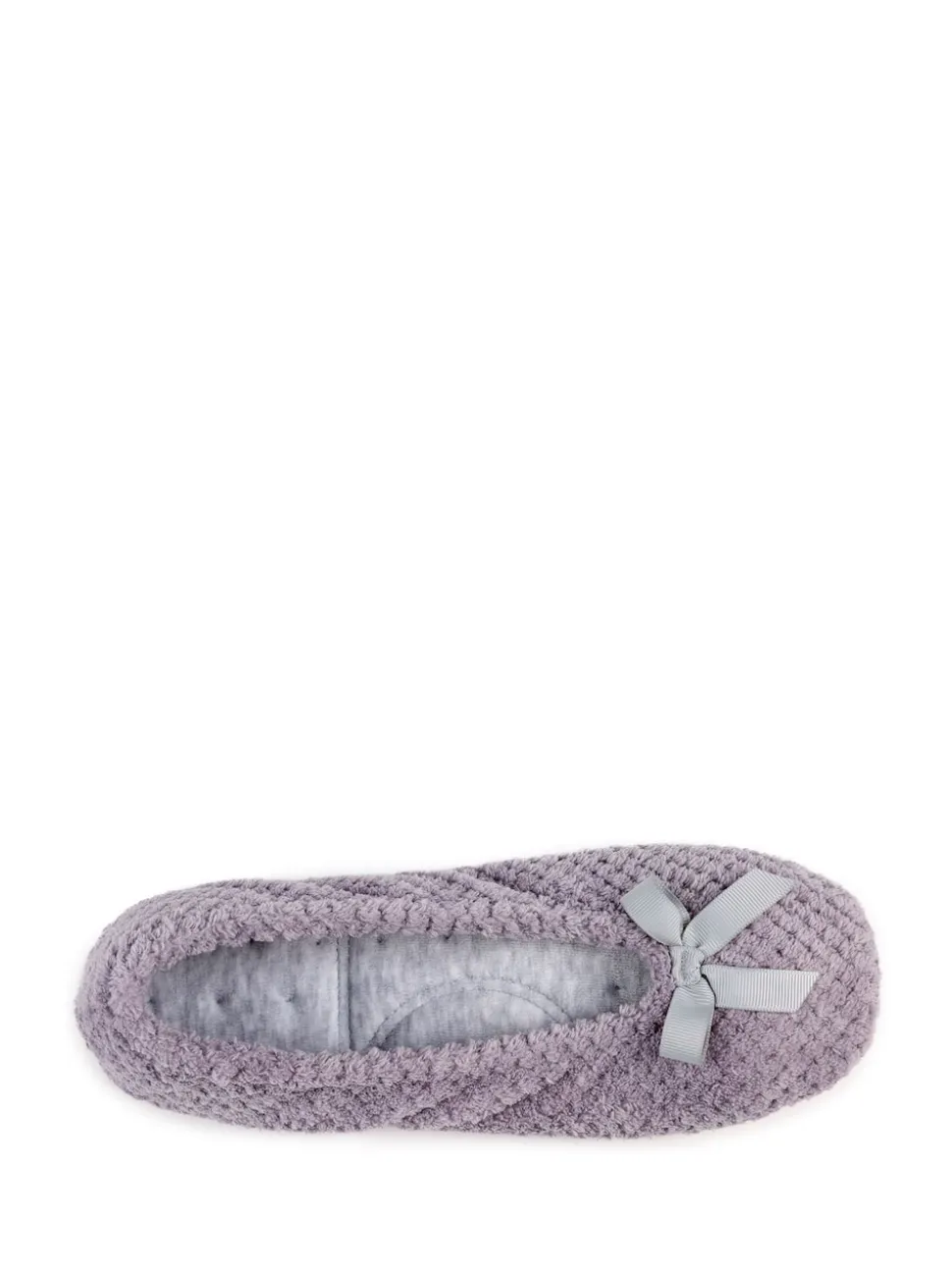 Totes Grey Isotoner Popcorn Slippers
