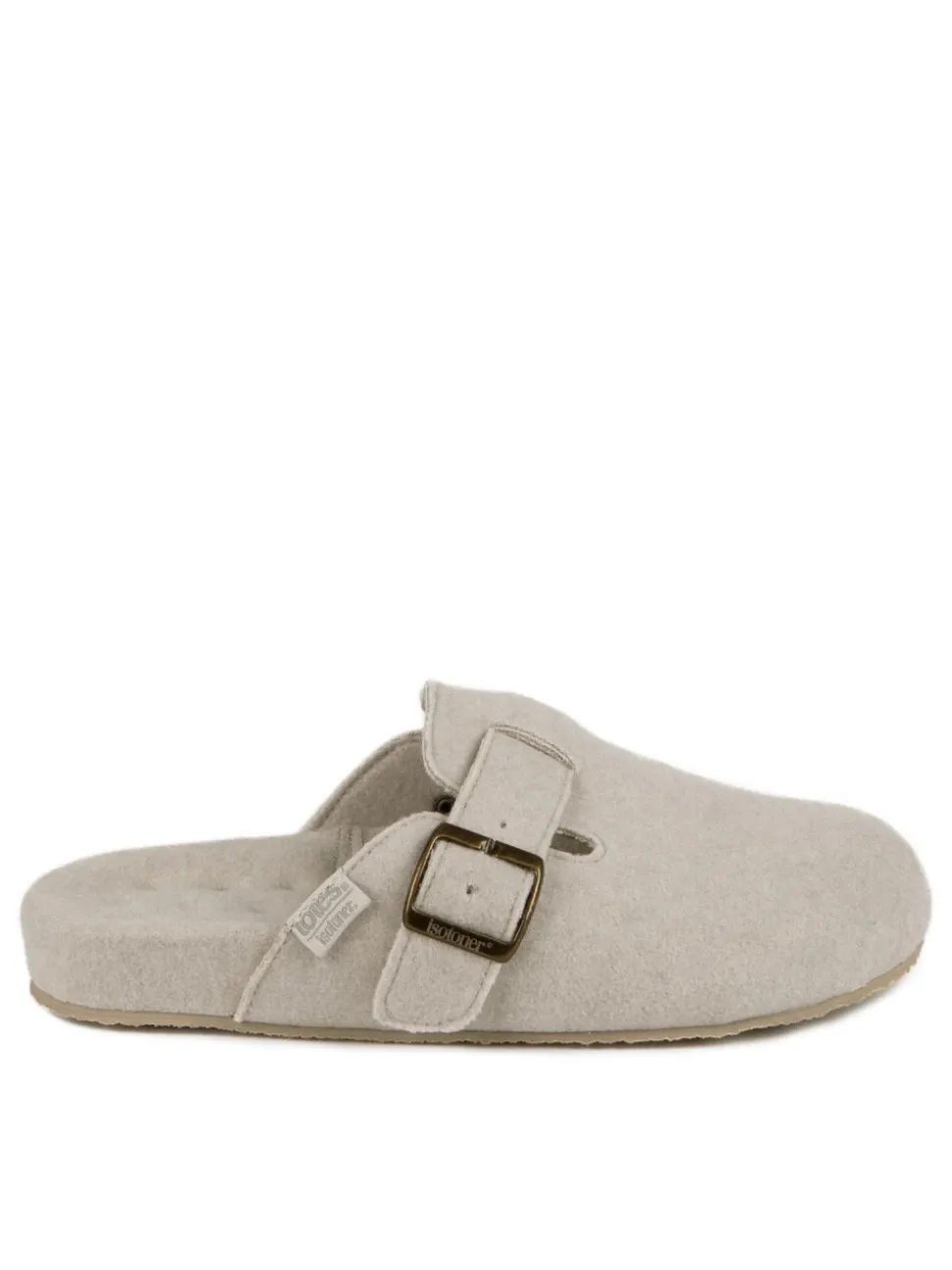 Totes Nude Isotoner Felt Clogs With Ultra Comfort Foam & Pillowstep