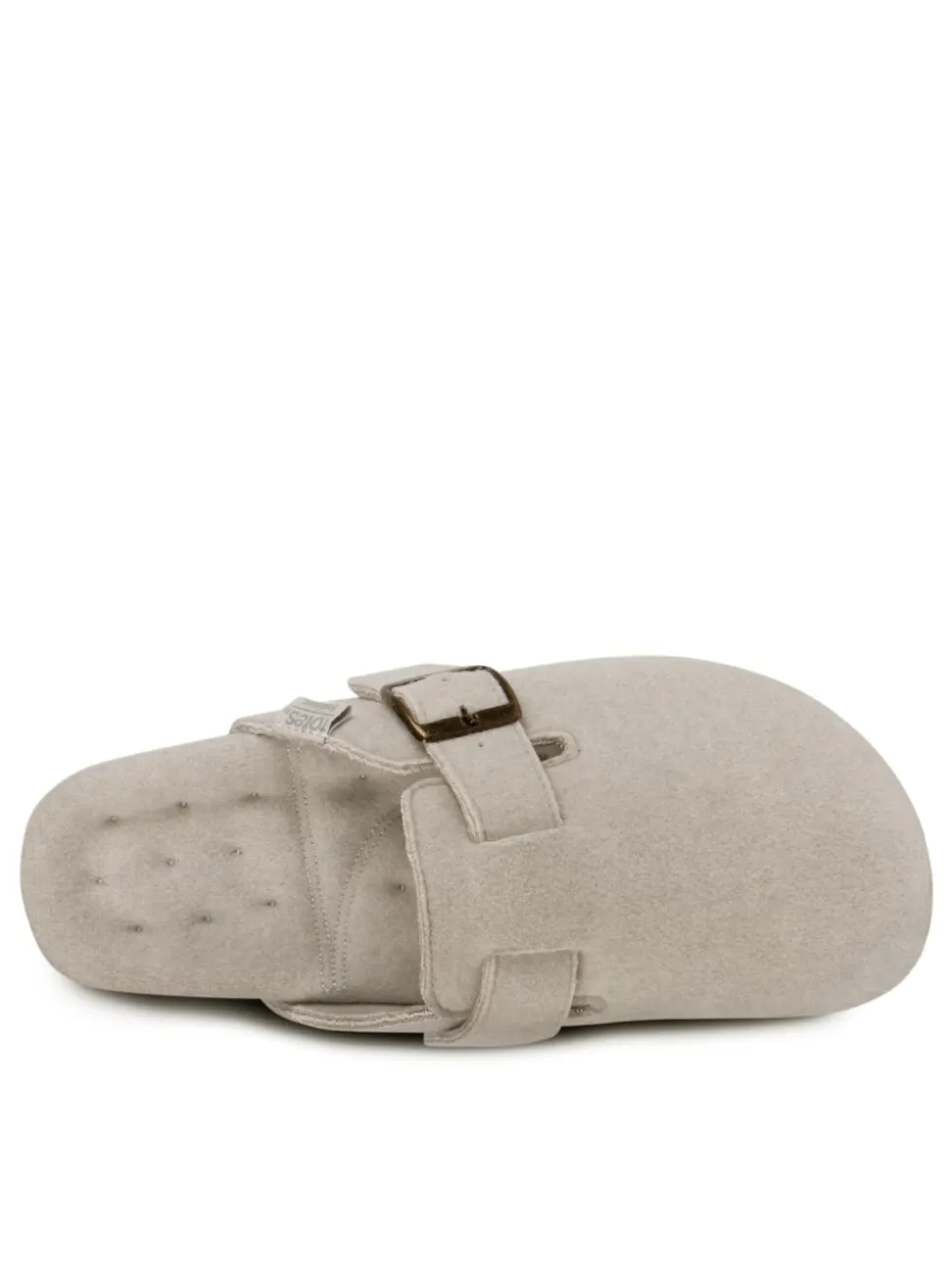 Totes Nude Isotoner Felt Clogs With Ultra Comfort Foam & Pillowstep