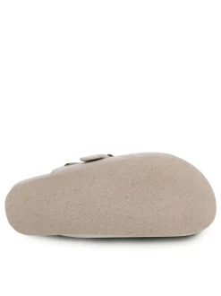 Totes Nude Isotoner Felt Clogs With Ultra Comfort Foam & Pillowstep