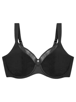 Triumph Black Wired True Shape Sensation Minimizer Bra