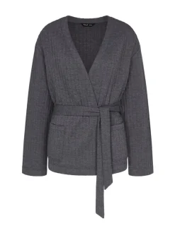 Triumph Grey Cozy Comfort Robe Top Quilted