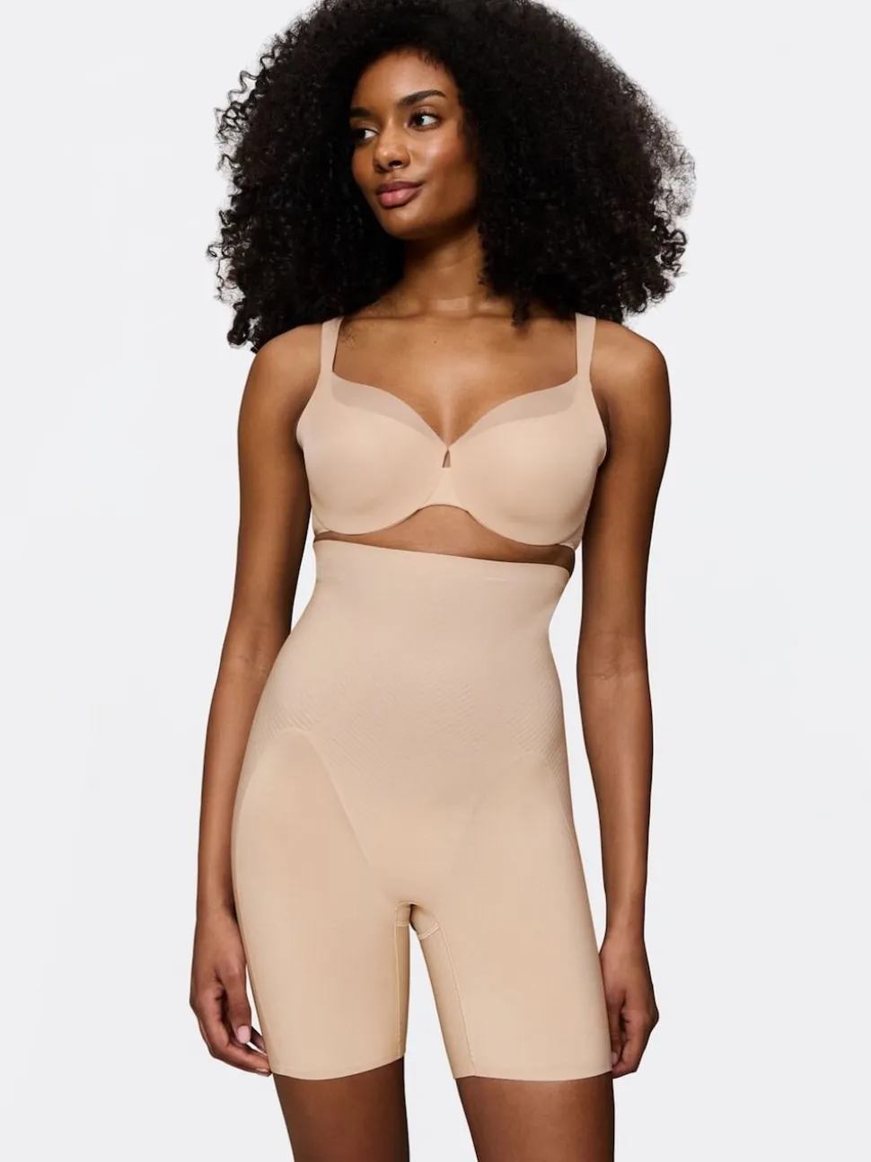 Triumph Nude BMU Illusion Curve Super High Waisted Mid-Thigh Briefs