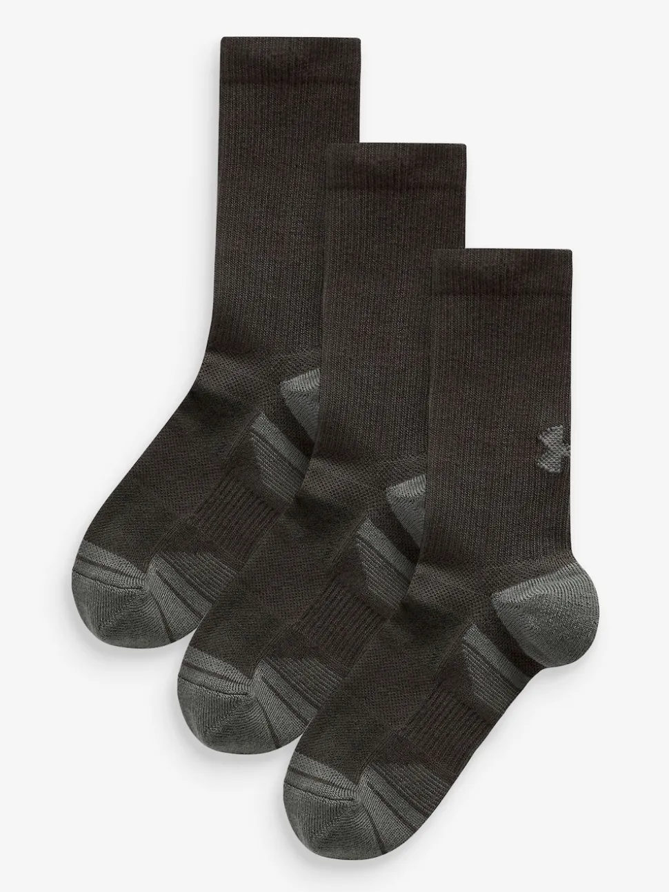 Under Armour Black Crew Performance Tech Crew Socks 3 Pack