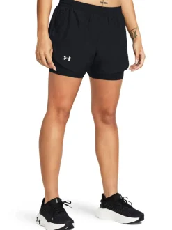 Under Armour Black Fly By 2-in-1 Shorts