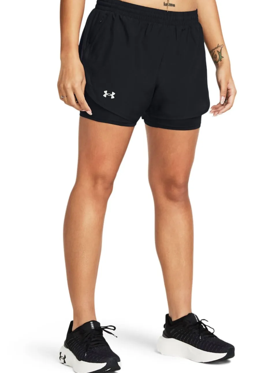 Under Armour Black Fly By 2-in-1 Shorts