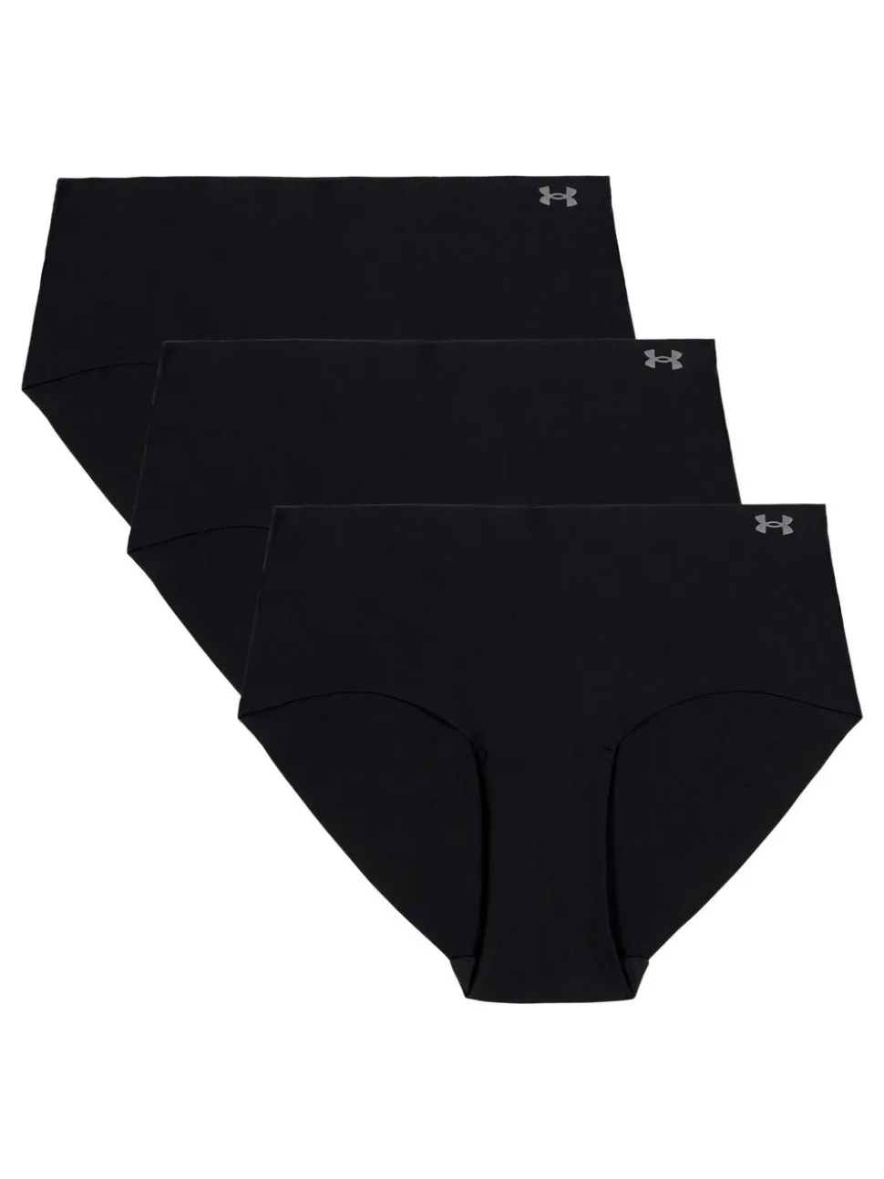 Under Armour Black No Show Pure Stretch Hipster Printed Knickers 3 Pack