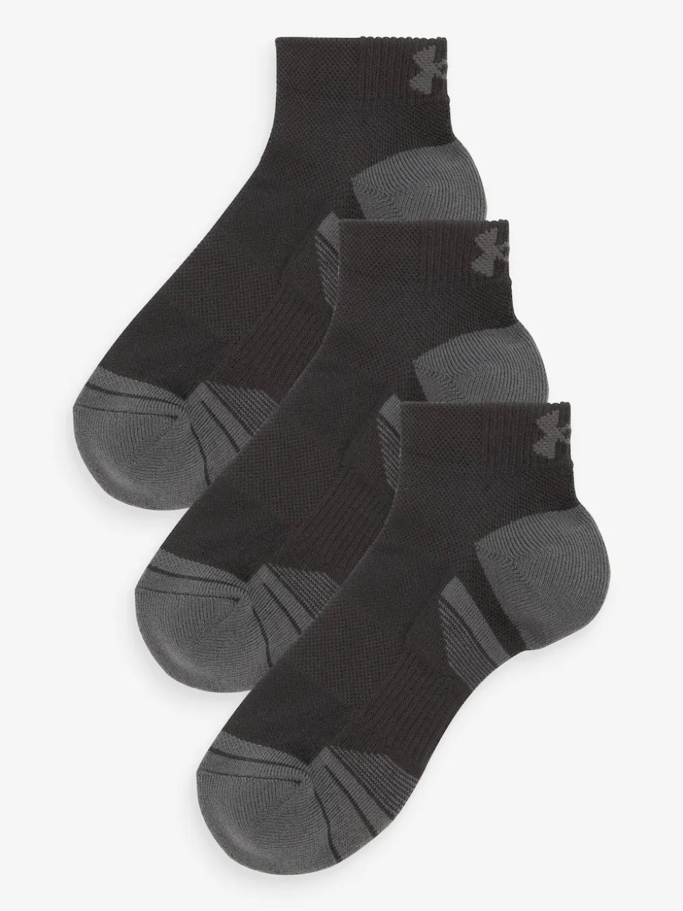 Under Armour Black Tech Low Socks 3 Pack