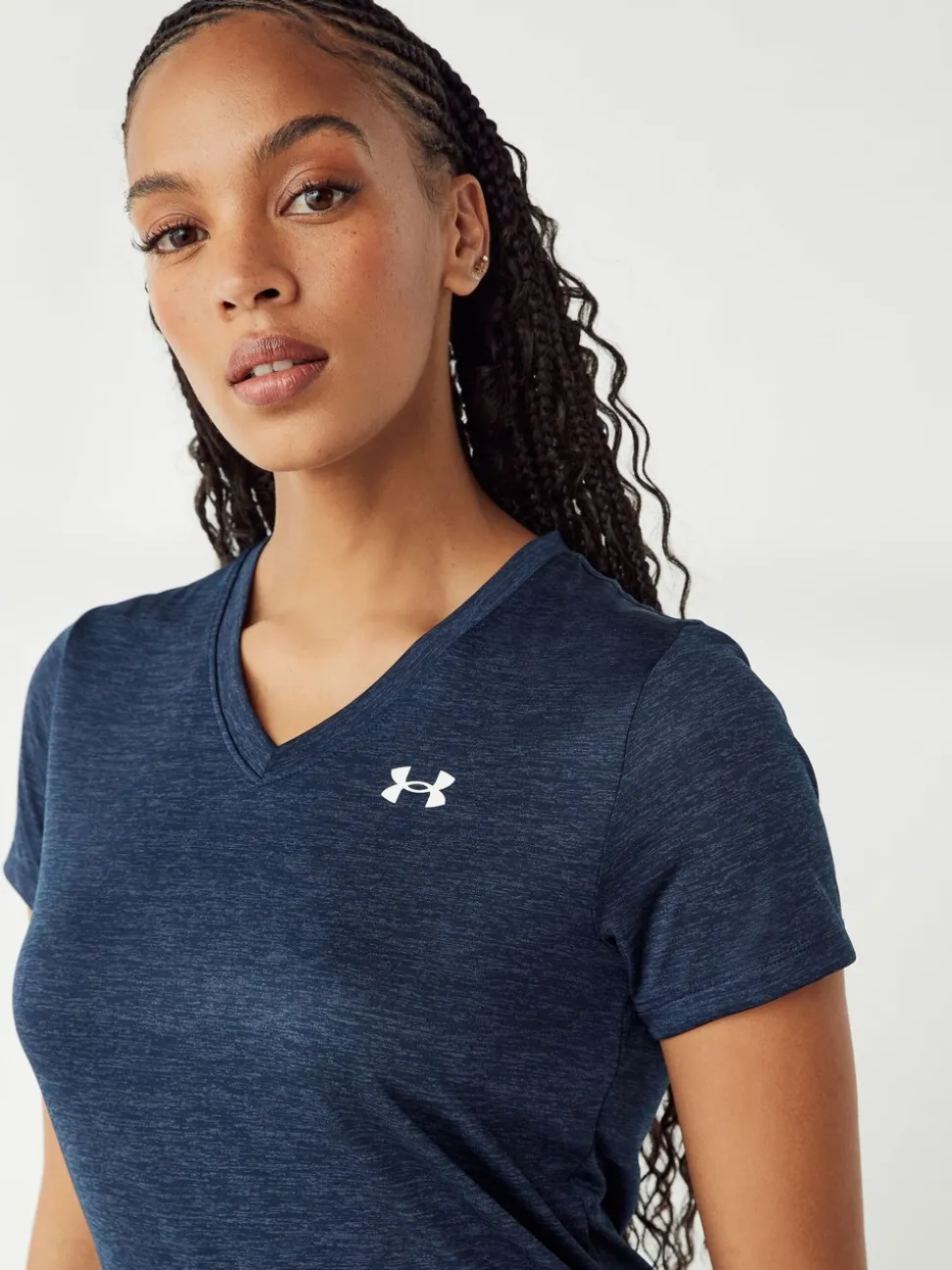 Under Armour Blue Chrome Tech V-Neck T-Shirt