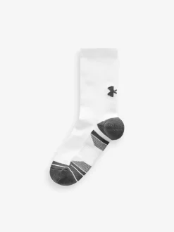 Under Armour Grey Crew Performance Tech Crew Socks 3 Pack
