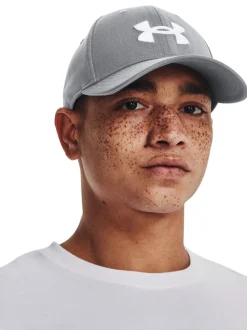 Under Armour Grey/White Mens UA Blitzing Hat