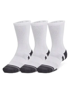 Under Armour White Crew Performance Tech Crew Socks 3 Pack