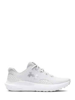 Under Armour White Ground Charged Surge Trainers