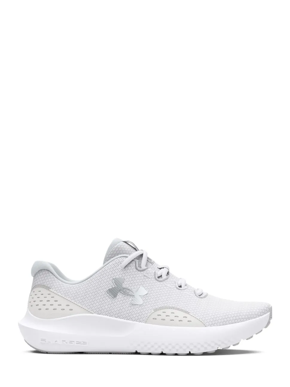 Under Armour White Ground Charged Surge Trainers