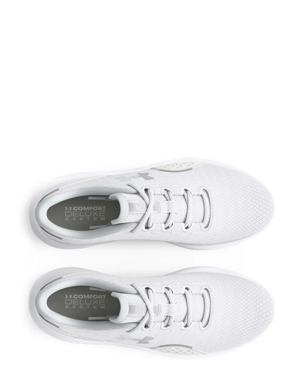 Under Armour White Ground Charged Surge Trainers