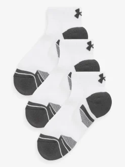 Under Armour White Tech Low Socks 3 Pack