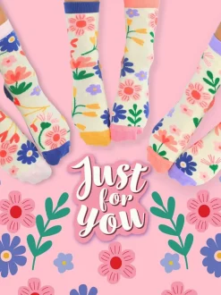 United Odd Socks Blue For You Ladies Socks 6 pack