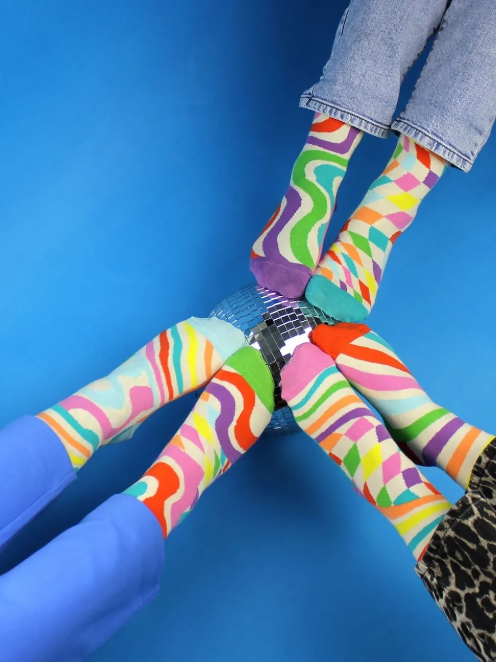 United Odd Socks Pink Stay Groovy Socks 3 pack