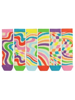 United Odd Socks Pink Stay Groovy Socks 3 pack