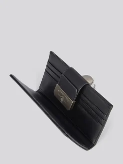 U.S. Polo Assn. Black Womens Romantic Large Card Holder Purse