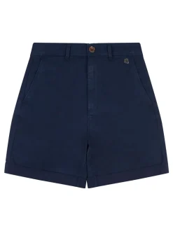 U.S. Polo Assn. Blue Classic Womens Chino Shorts