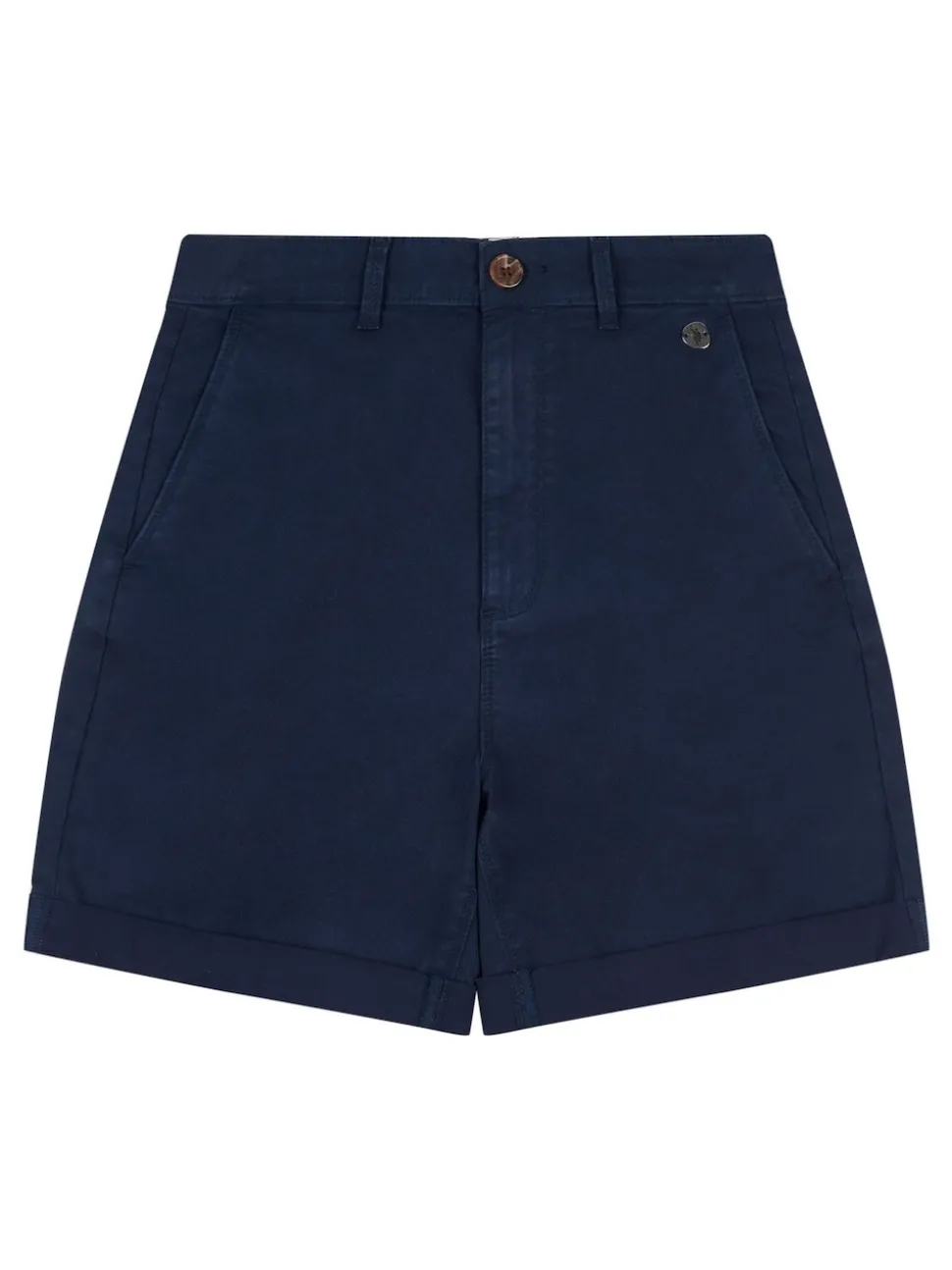 U.S. Polo Assn. Blue Classic Womens Chino Shorts
