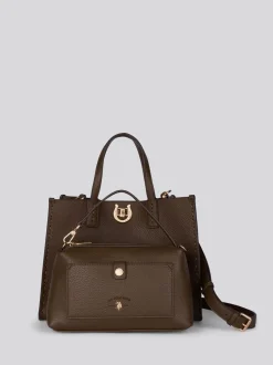 U.S. Polo Assn. Brown Middleton D. Handle w/ Ex PU Bag