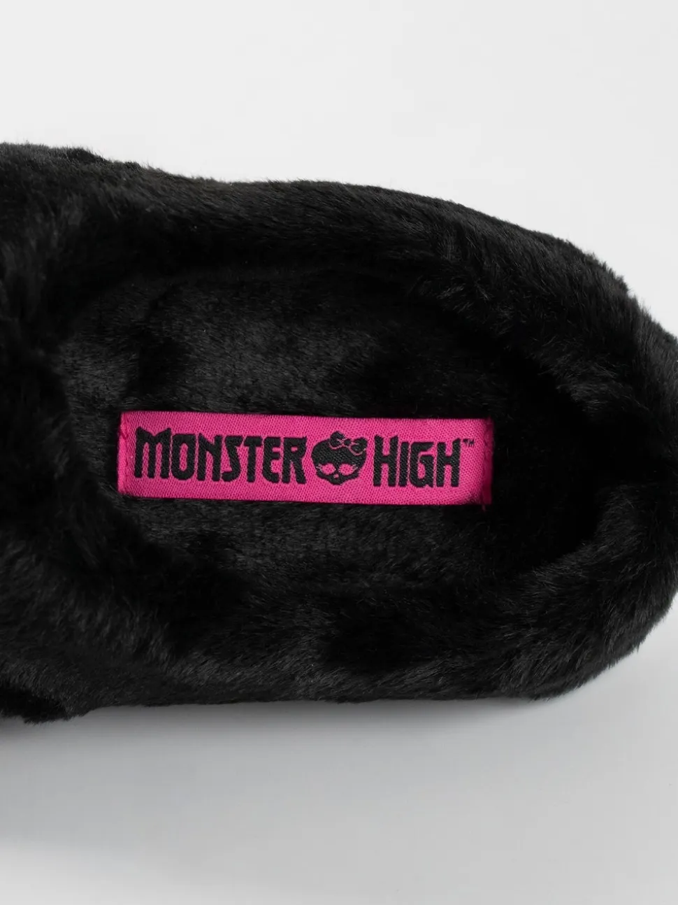 Vanilla Underground Black Monster High Mule Slippers