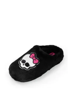 Vanilla Underground Black Monster High Mule Slippers