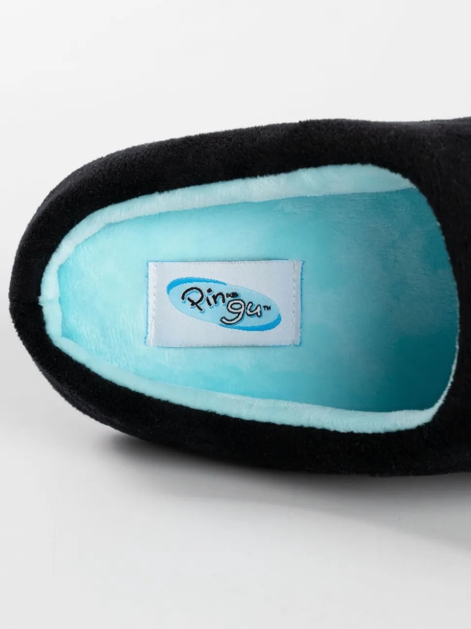 Vanilla Underground Black Pingu Mule Slippers