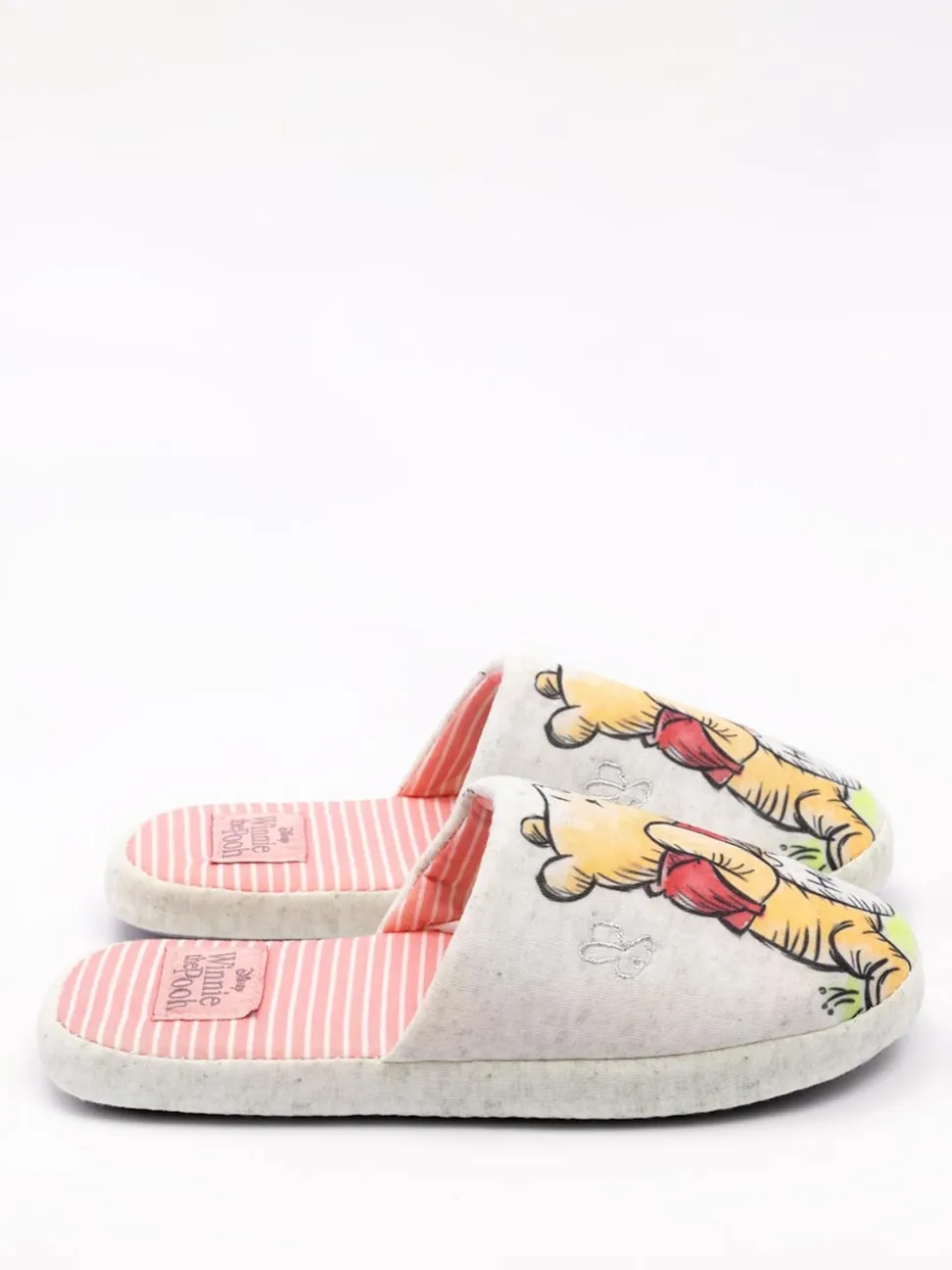 Vanilla Underground Ecru Winnie the Pooh Womens Winter Mule Slippers