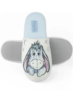 Vanilla Underground White Eeyore Womens Winter Mule Slippers
