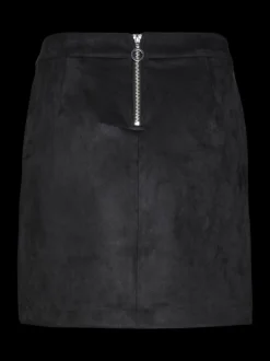 VERO MODA Black Short Faux Suede Skirt