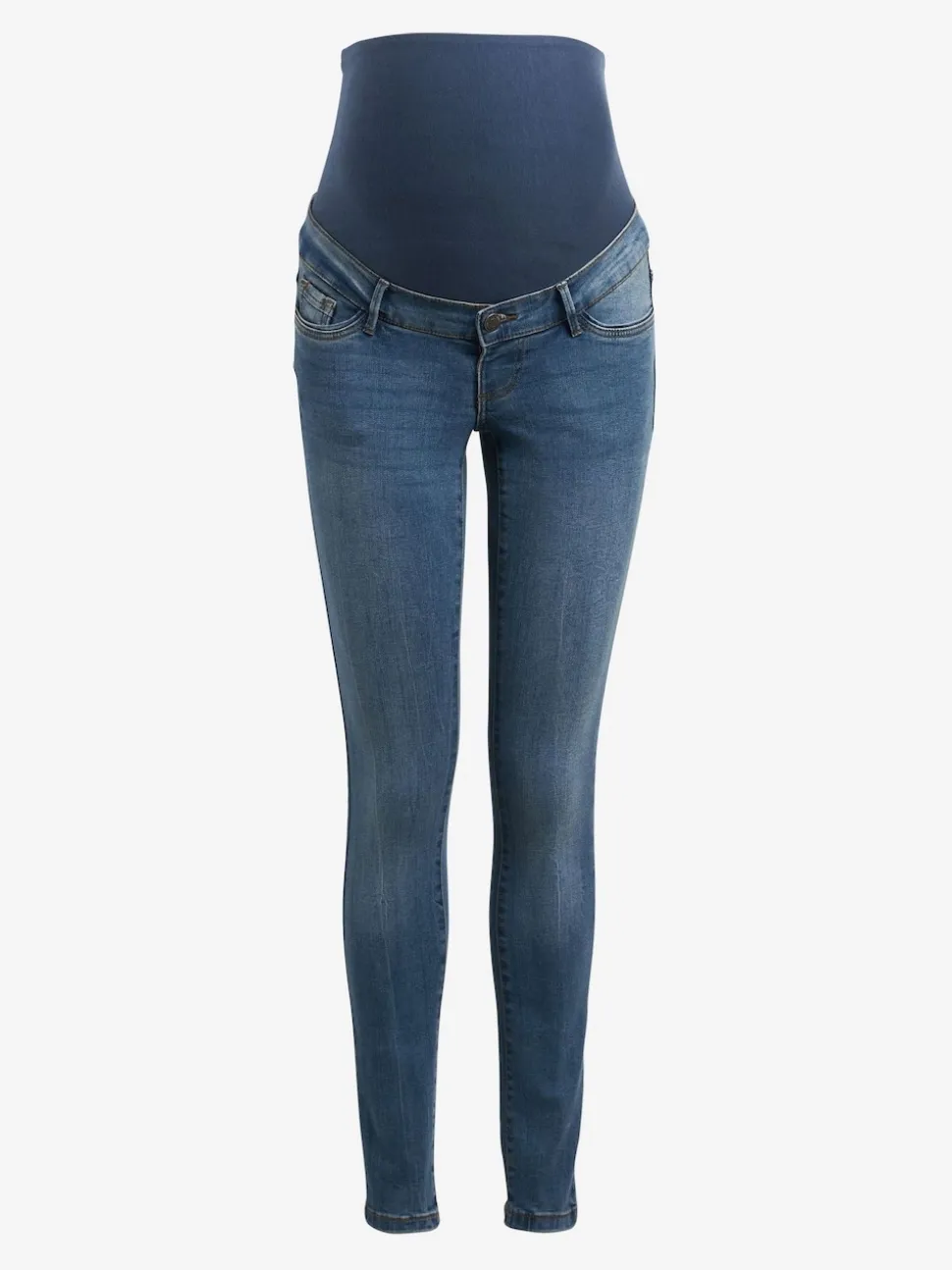 VERO MODA Blue Maternity Over The Bump Stretch Comfort Skinny Jeans