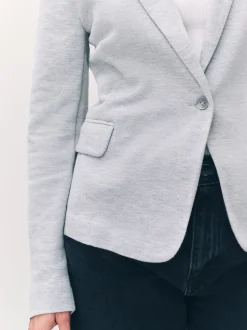 VERO MODA Light Grey Fitted Blazer